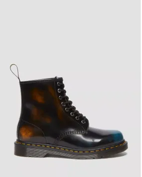 1460 Black Multi Rainbow Rub Off Leather Lace Up Boot
