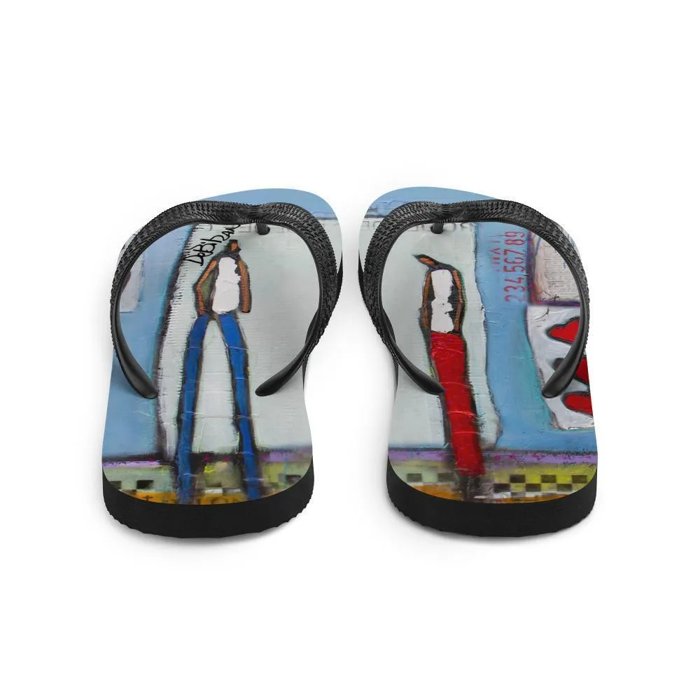5 of Hearts Flip Flops