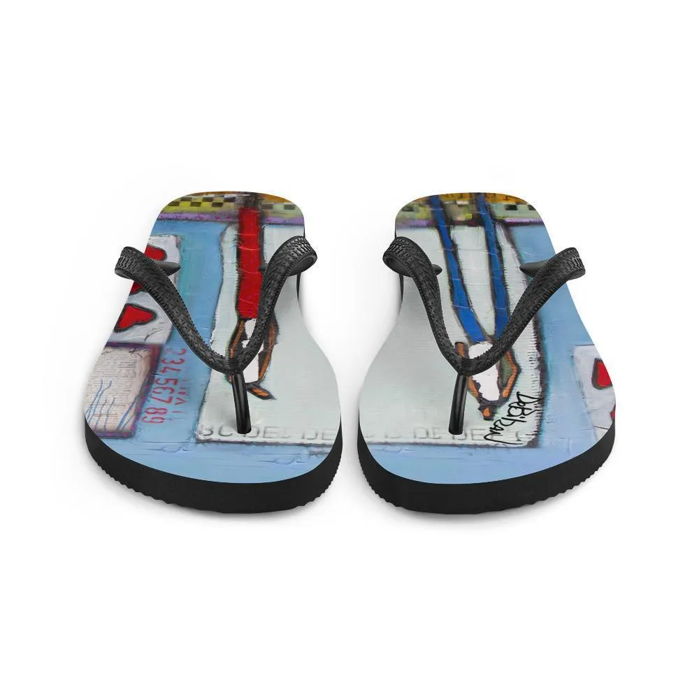 5 of Hearts Flip Flops