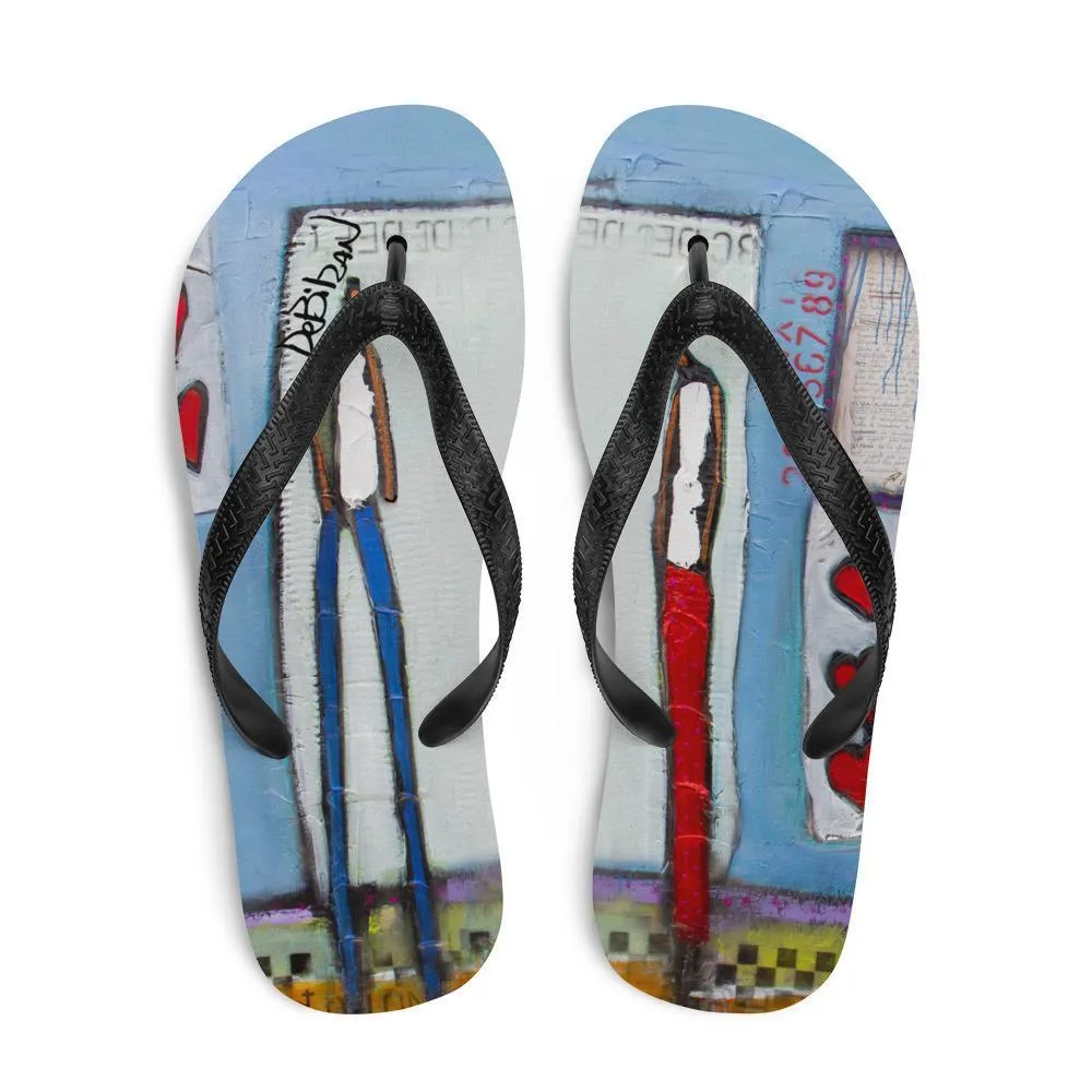 5 of Hearts Flip Flops
