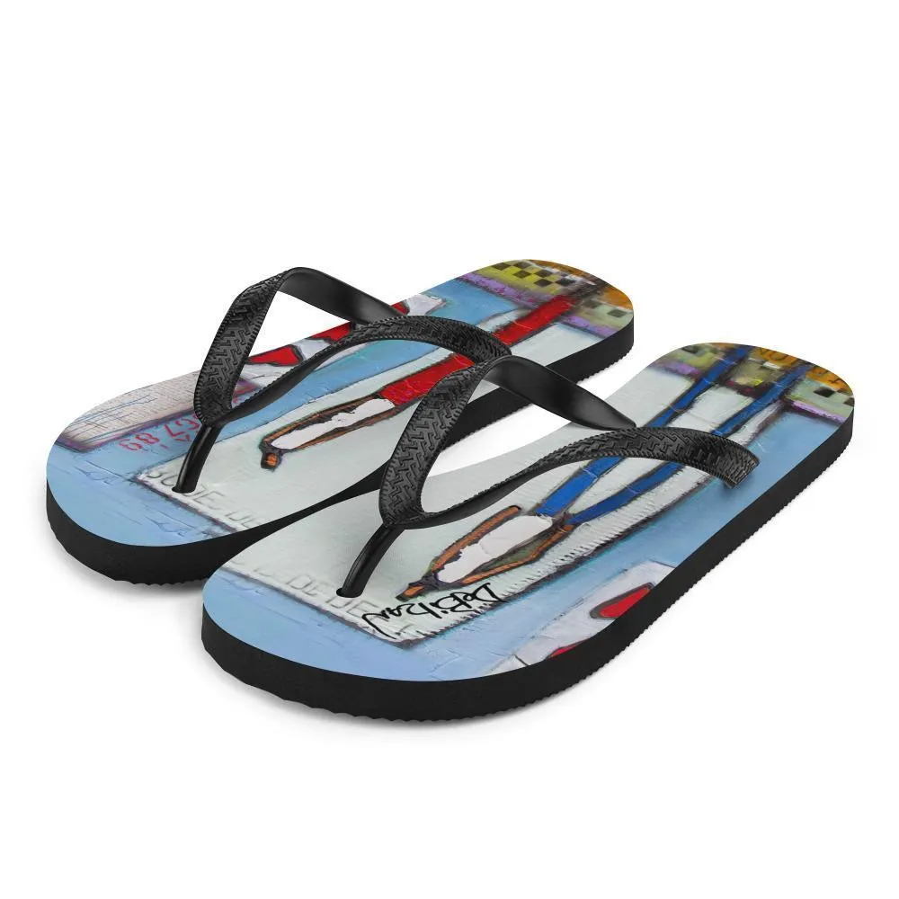 5 of Hearts Flip Flops