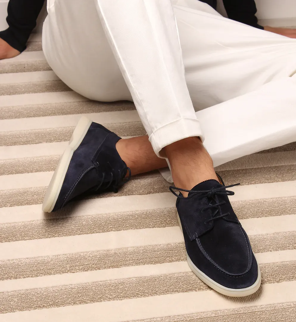 Adam™ Suede lace-up Moccasins