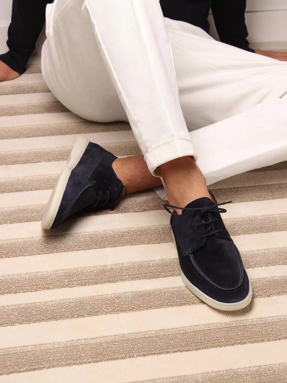 Adam™ Suede lace-up Moccasins
