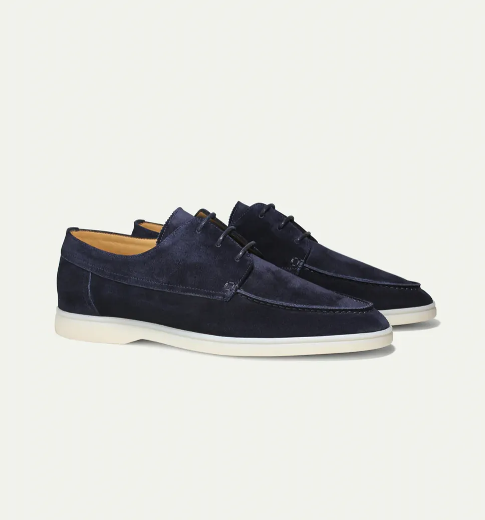 Adam™ Suede lace-up Moccasins