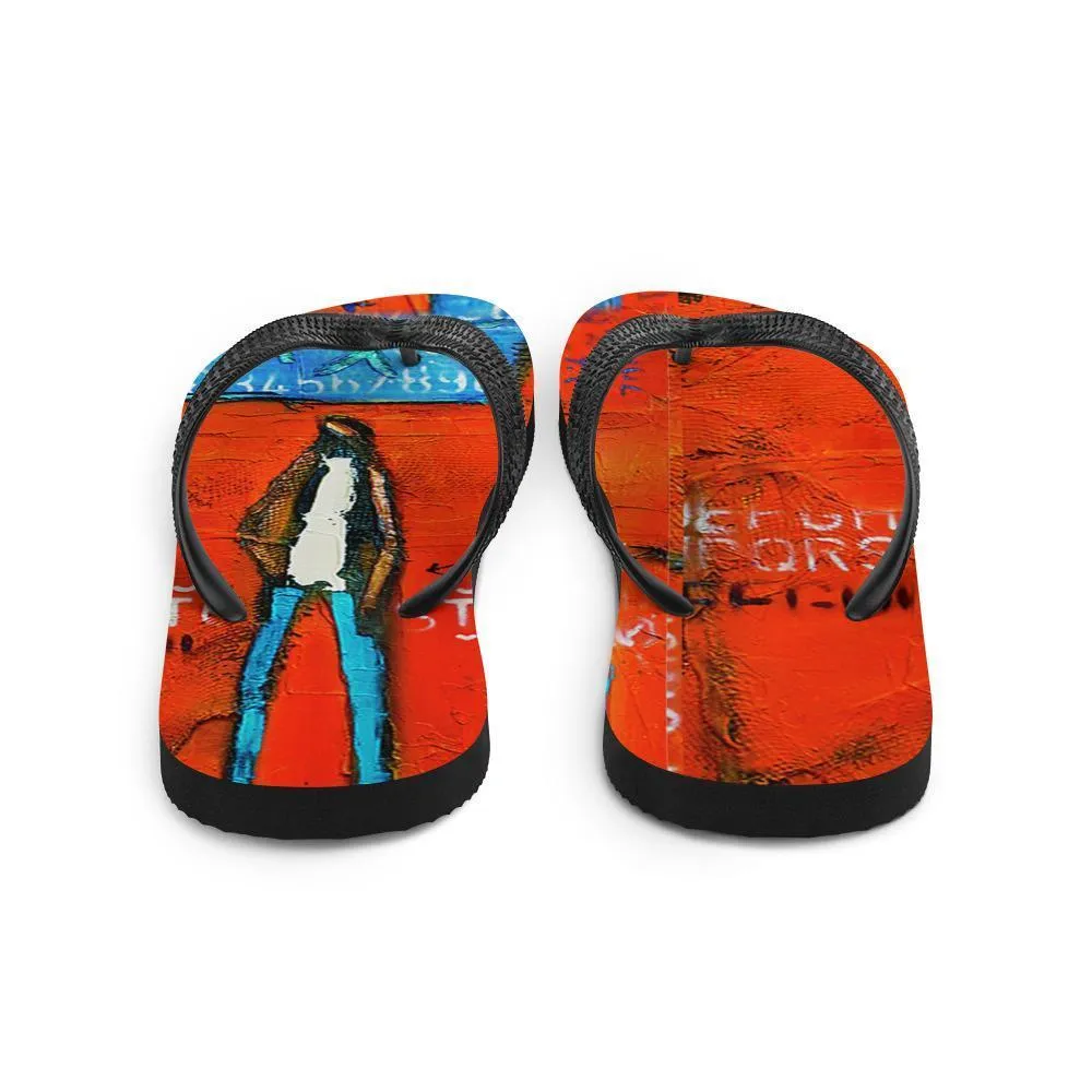 Art Flip Flops