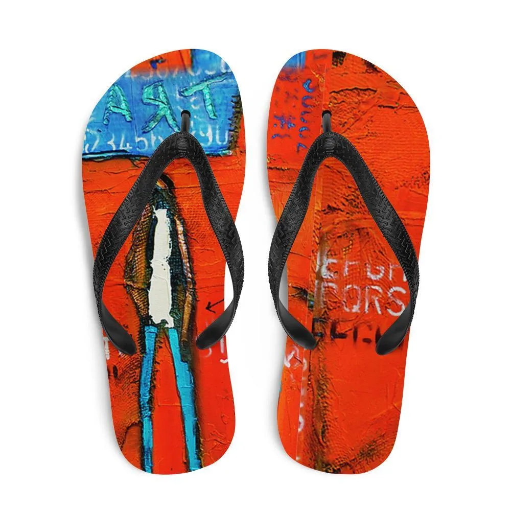 Art Flip Flops