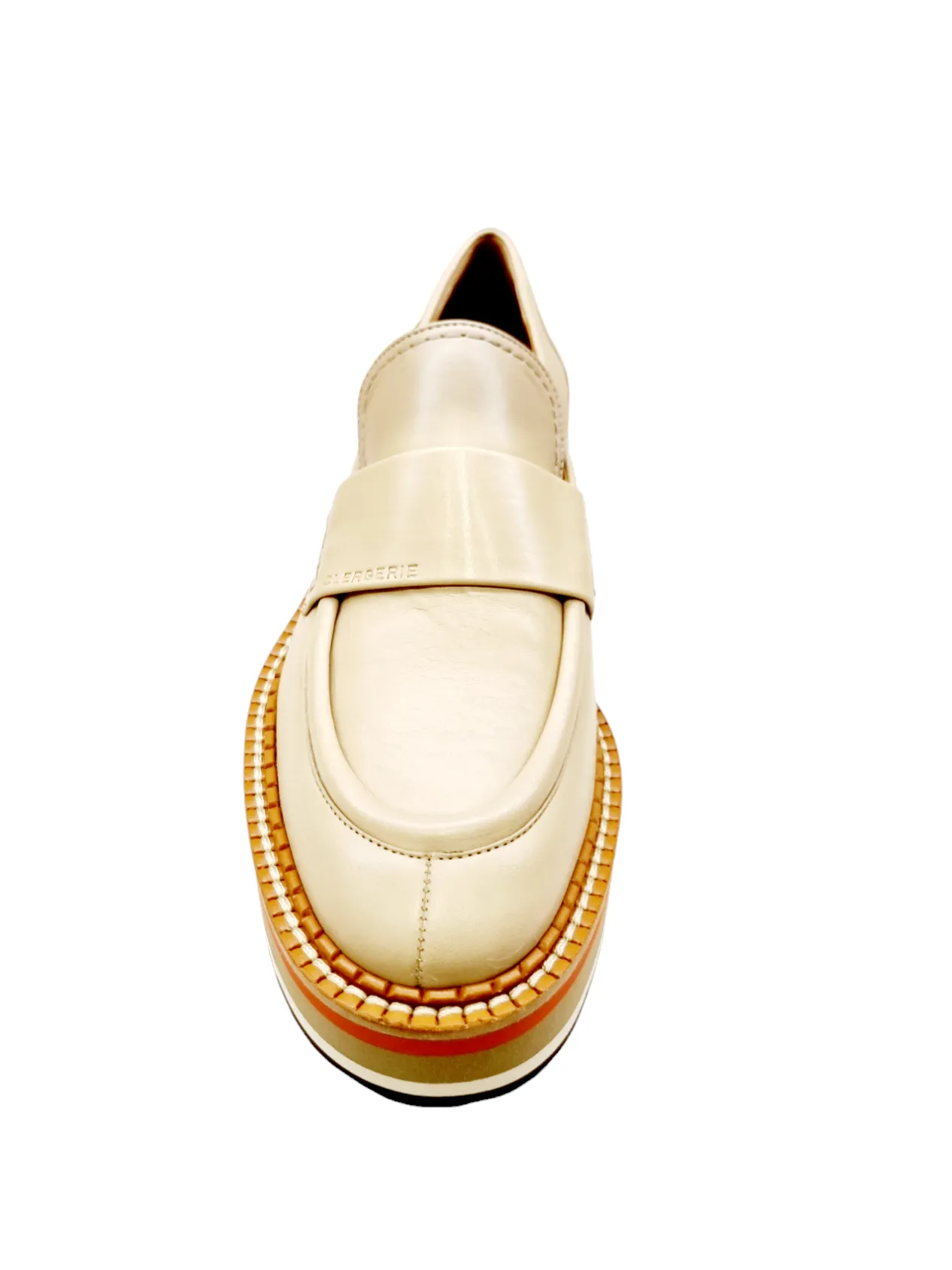 Bahati Nude Leather loafer( carryover style)