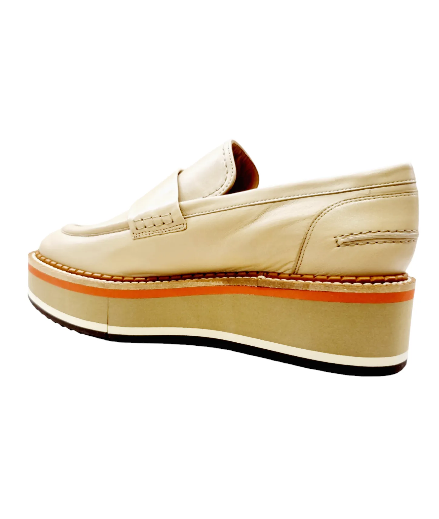 Bahati Nude Leather loafer( carryover style)