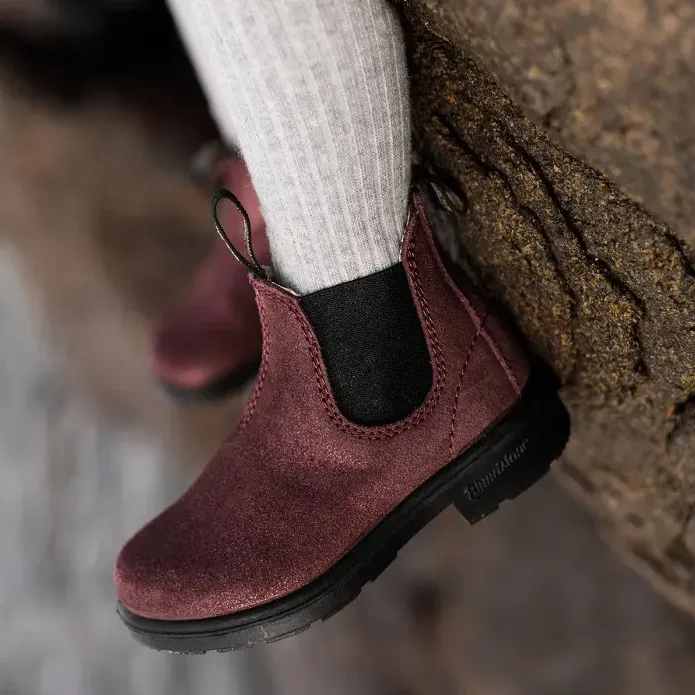 Blundstone 2090 Rose Pink Glitter Kids Chelsea Boots