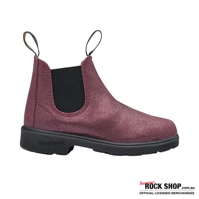 Blundstone 2090 Rose Pink Glitter Kids Chelsea Boots