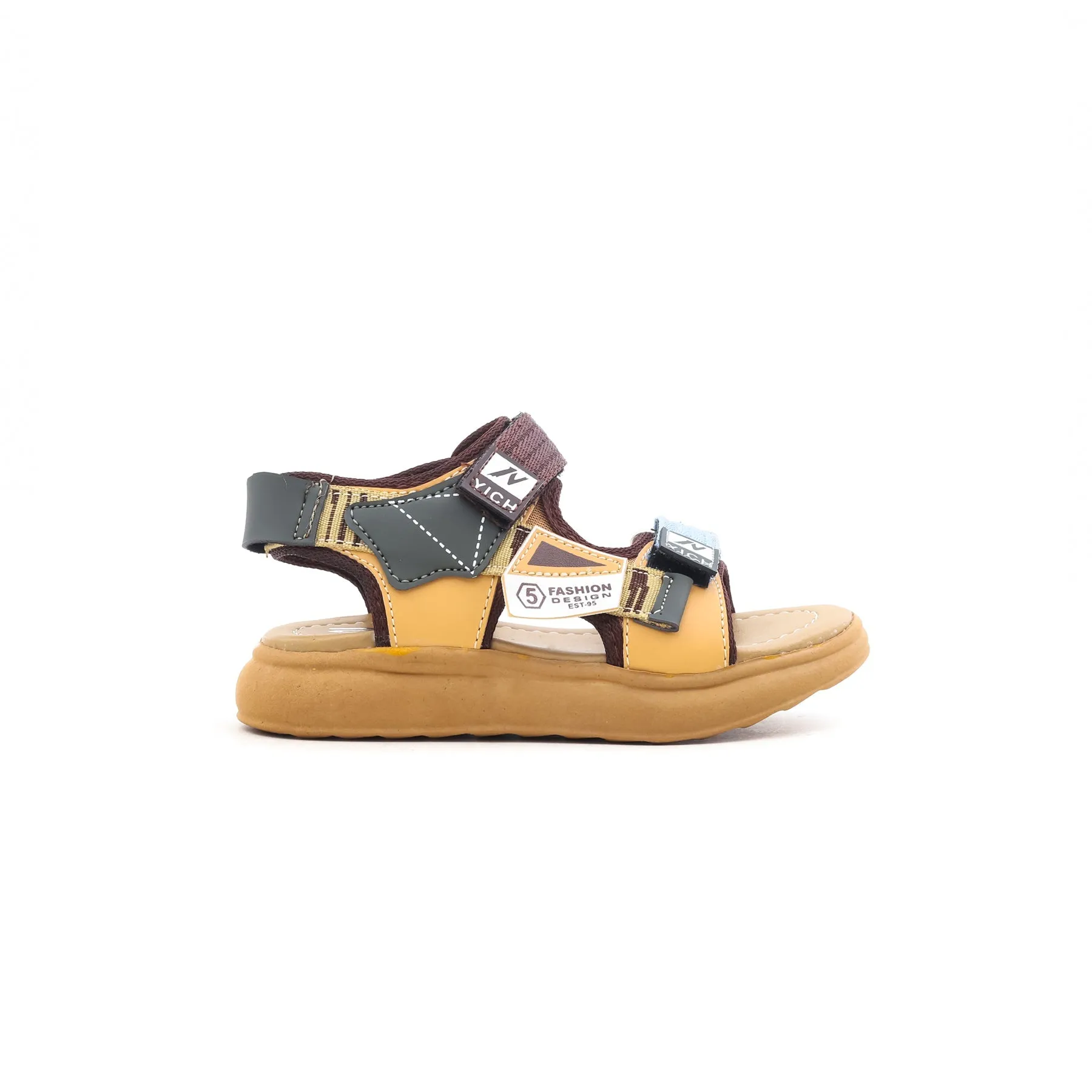 Boys Brown Formal Sandal KD9339