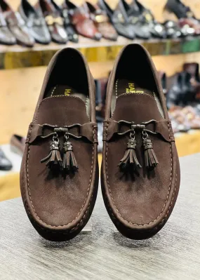 BROWN TASSEL LOAFERS