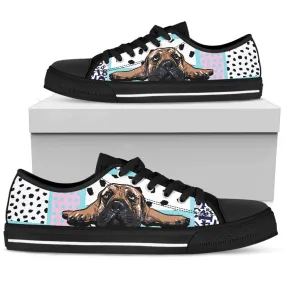Bullmastiff Women's Low Top Sneakers