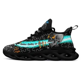 Buy One Get One Personalized No-Smoking Design Sneakers, Custom Unisex Comfortable Shoes,MS-2016-02058