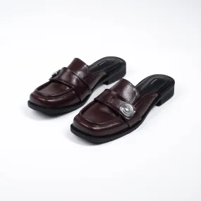 Chara Wood Mules - URBAN GRACE Series