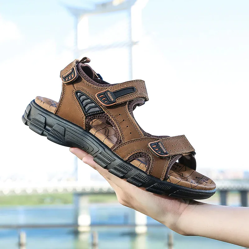 Classic Summer Genuine Leather Sandals