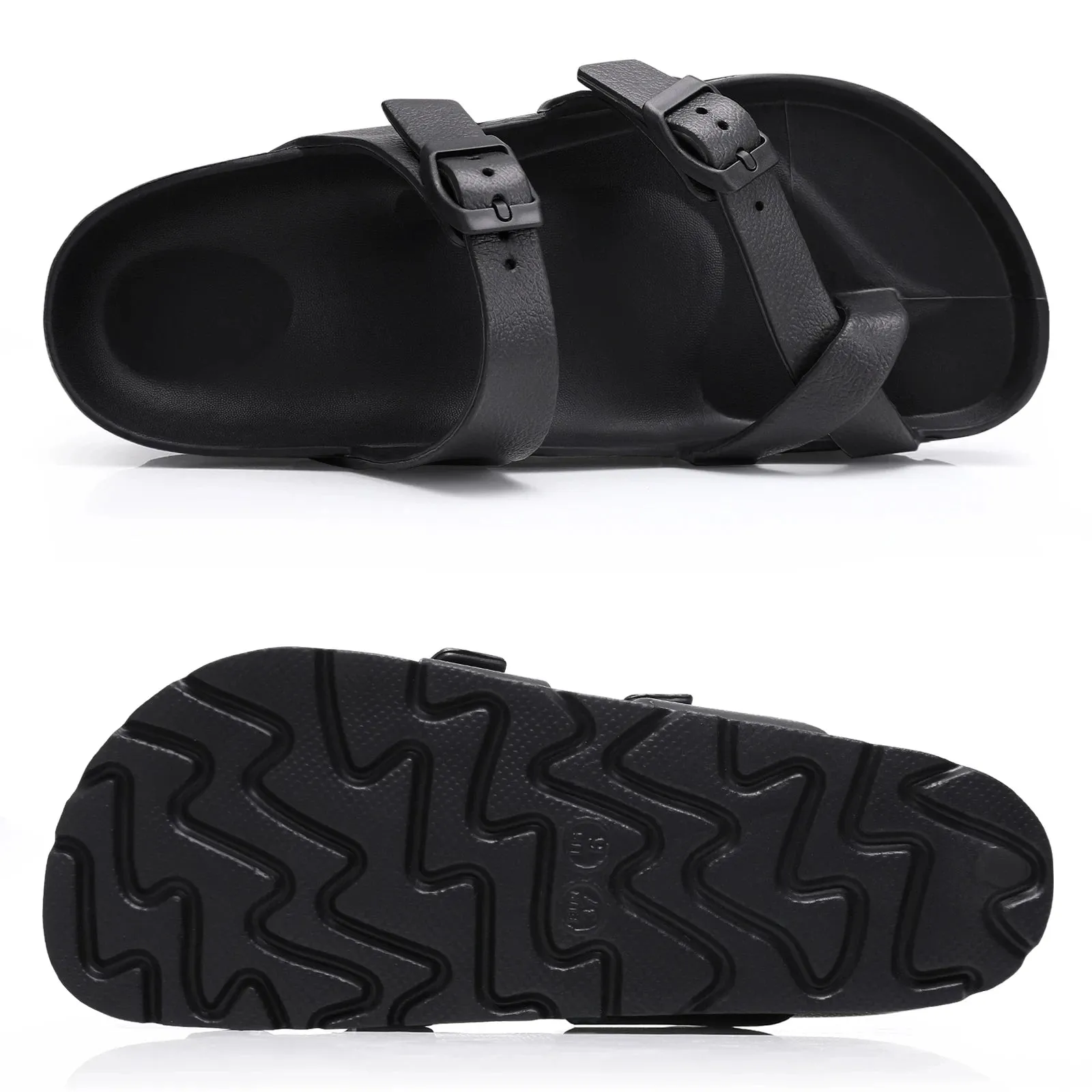 Crestar Women Platform Sandals with Arch Support and Buckle