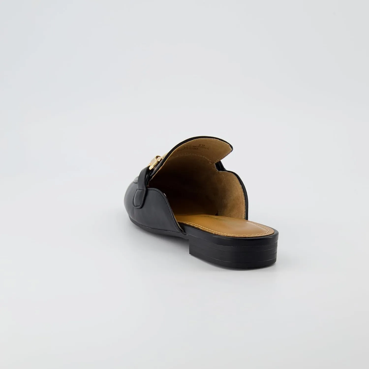 CUSHIONAIRE Women's Yates Buckle Slip On Mule  Memory Foam, Wide Widths Available