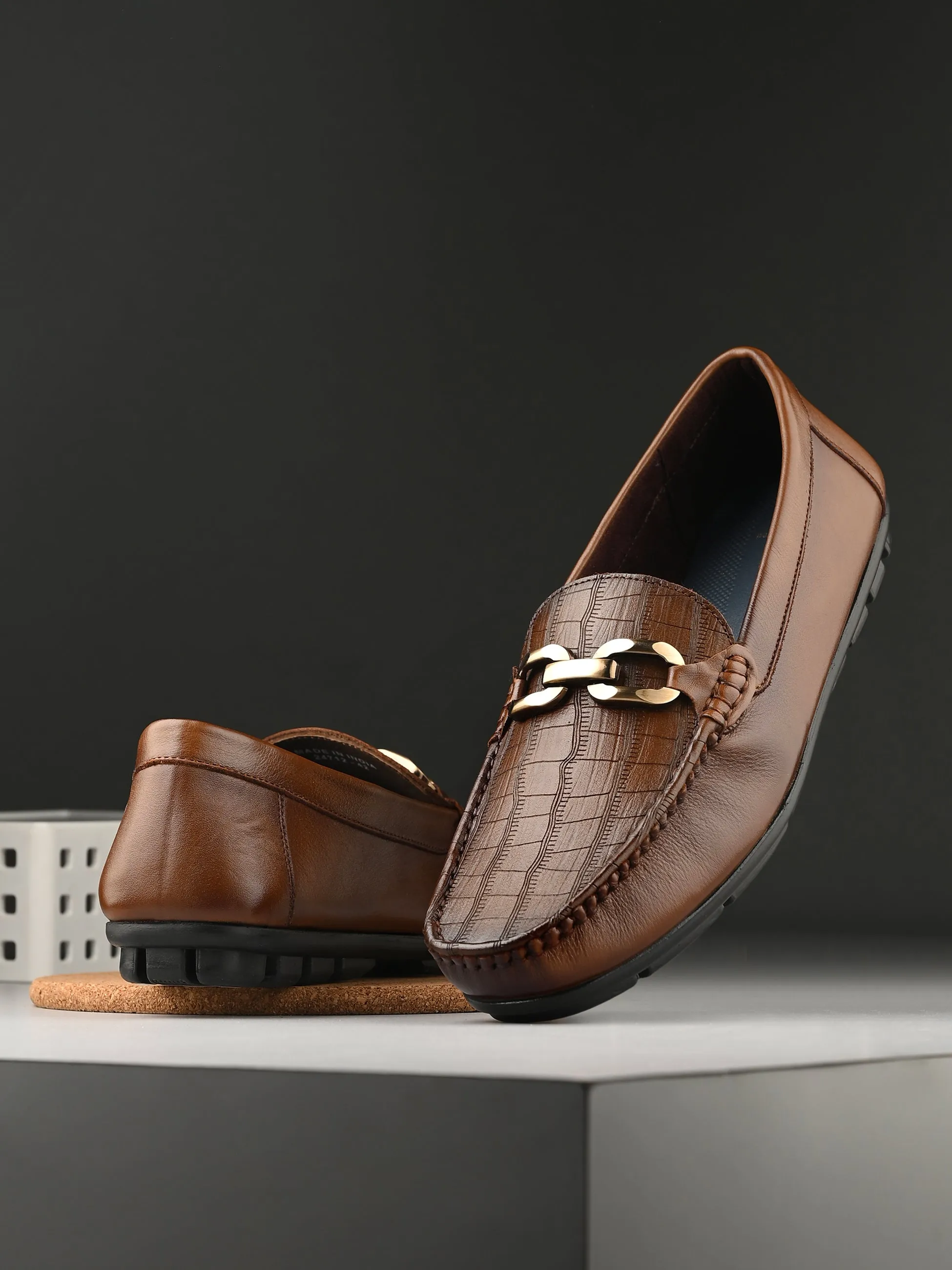 Egoss Printed Loafers For Men