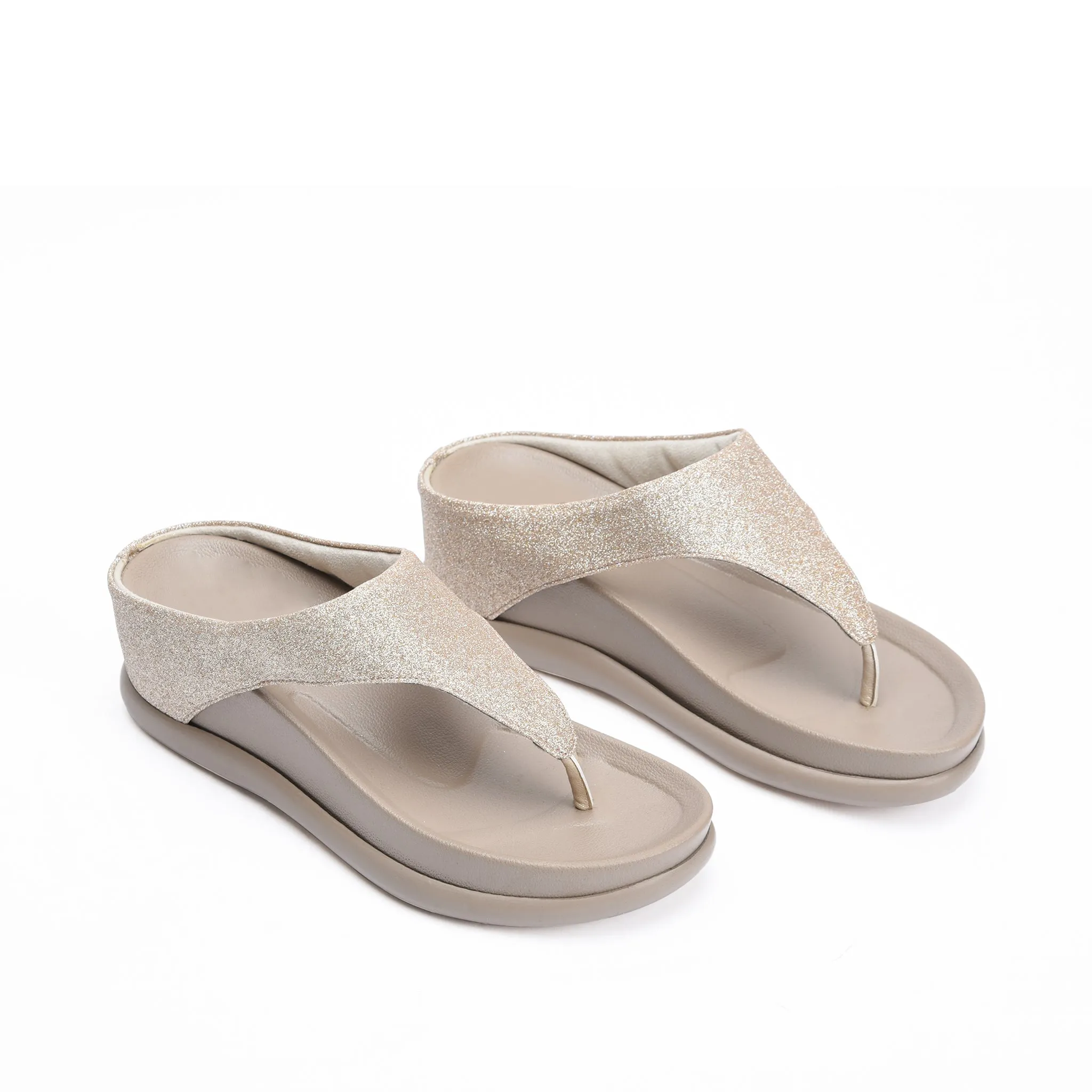 Elegant Beige Comfort Slippers | 735R-X