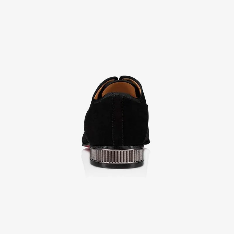 Fabric Patent Suede Loafers Male Shoes