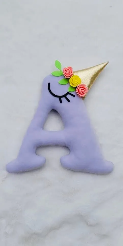 Felt name banner, unicorn garland, Unicorn banner, nursery decor, personalized gift, felt letters, baby name banner, name garland, name sign