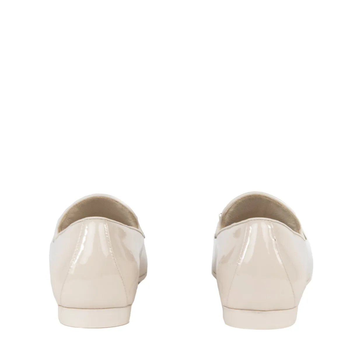 Ferragamo Bone Patent Trifoglio Loafers Size US 5 | IT 35.5