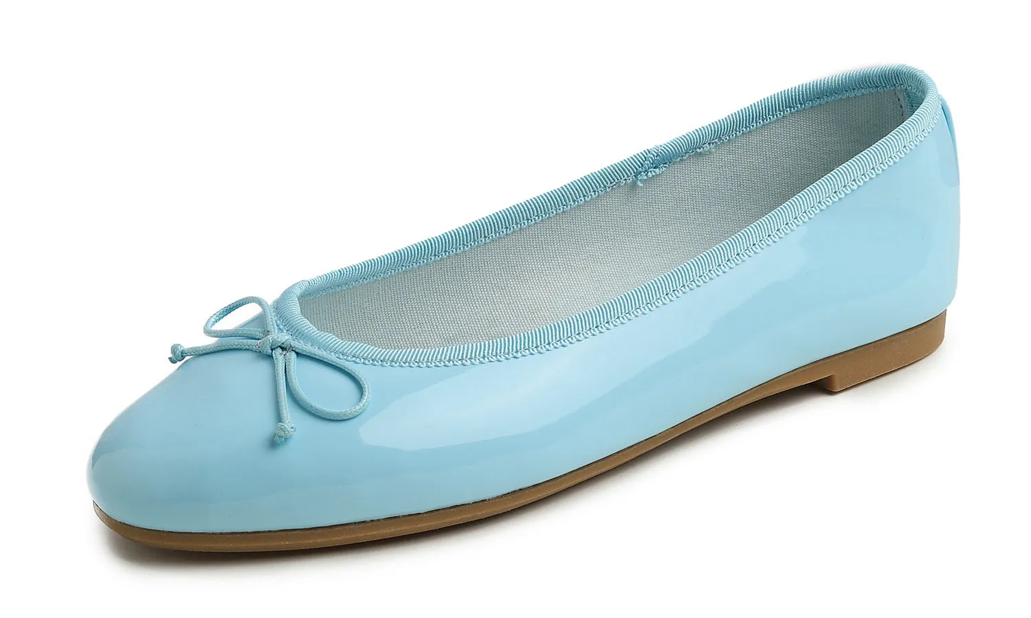 Feversole Women's Bling Soft Cushioned Comfort Flats Sparkle Party Ballets Patent