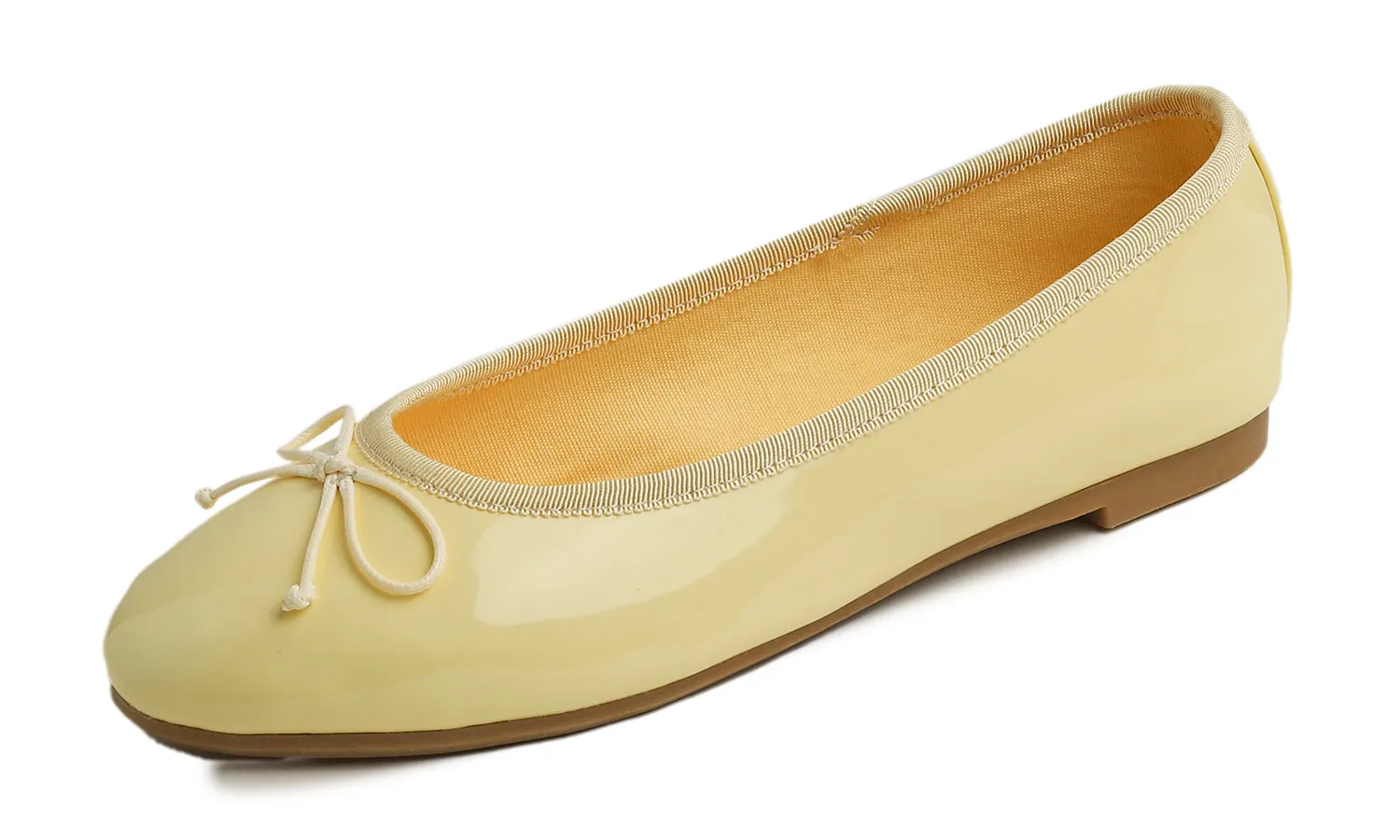 Feversole Women's Bling Soft Cushioned Comfort Flats Sparkle Party Ballets Patent