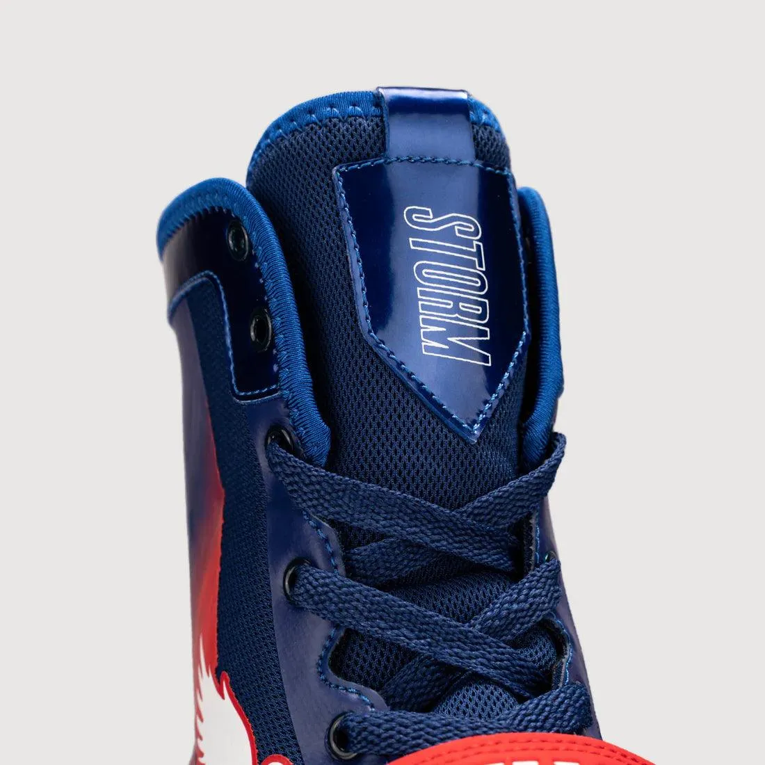 Fly Storm Kids Boxing Boots Red/Blue/White