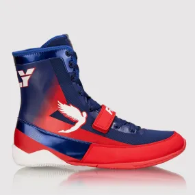 Fly Storm Kids Boxing Boots Red/Blue/White