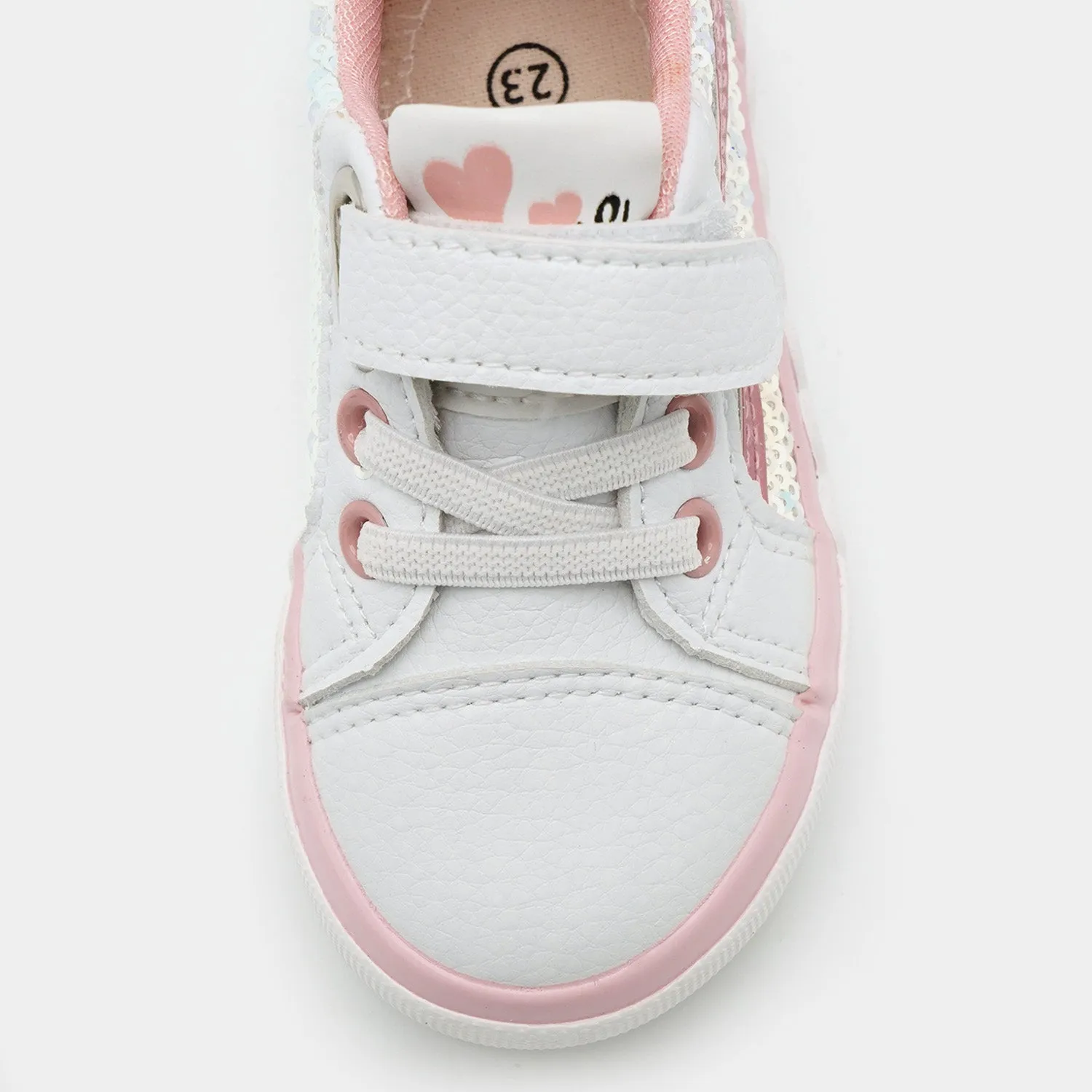 Girls Sneaker 2118C-White Pink