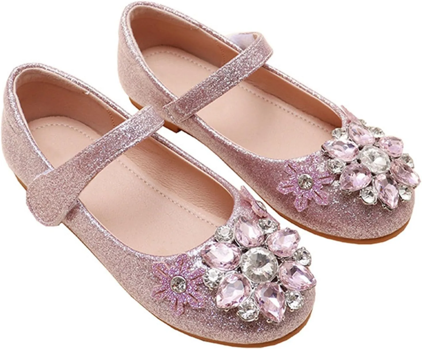 Girls' Sneakers Princess Shoes Comfortable Soft Little Girls Flat Single Shoes Fashion Women's Toddler Slides Girls
