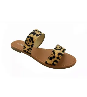 Gladiator Thong Sandals (Leopard)