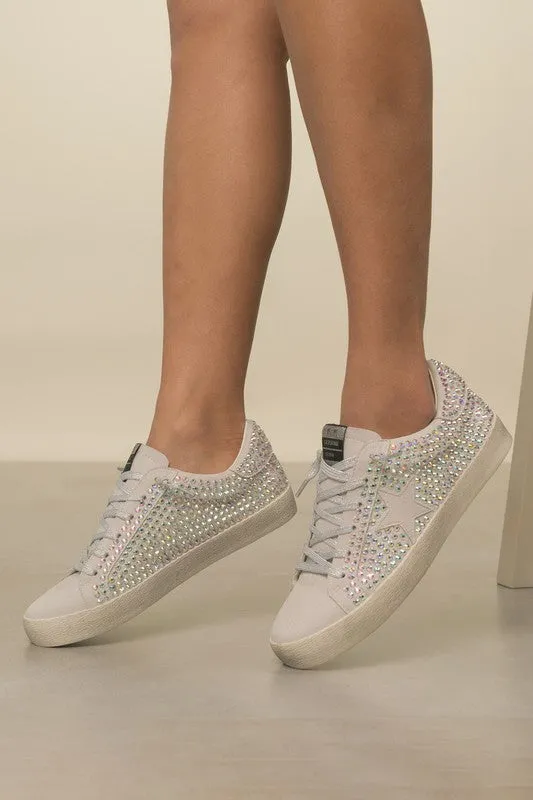 Glam Rhinestone Star Sneakers **This item has free shipping.**