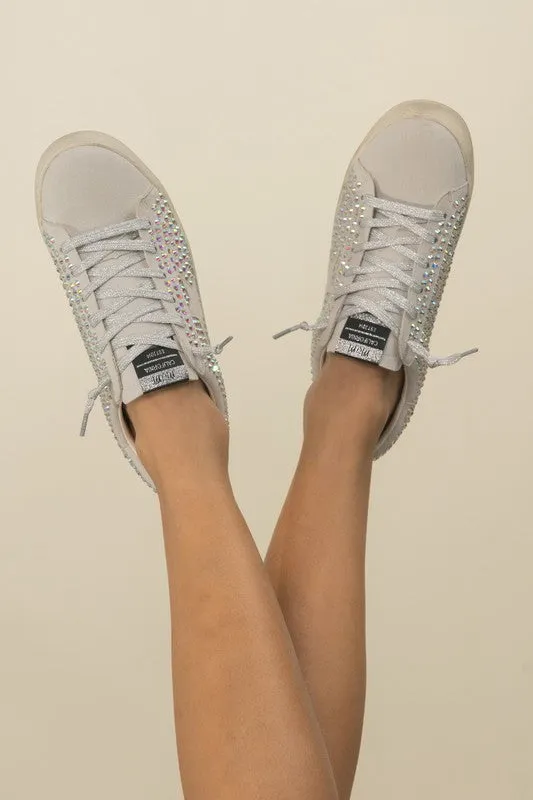 Glam Rhinestone Star Sneakers **This item has free shipping.**