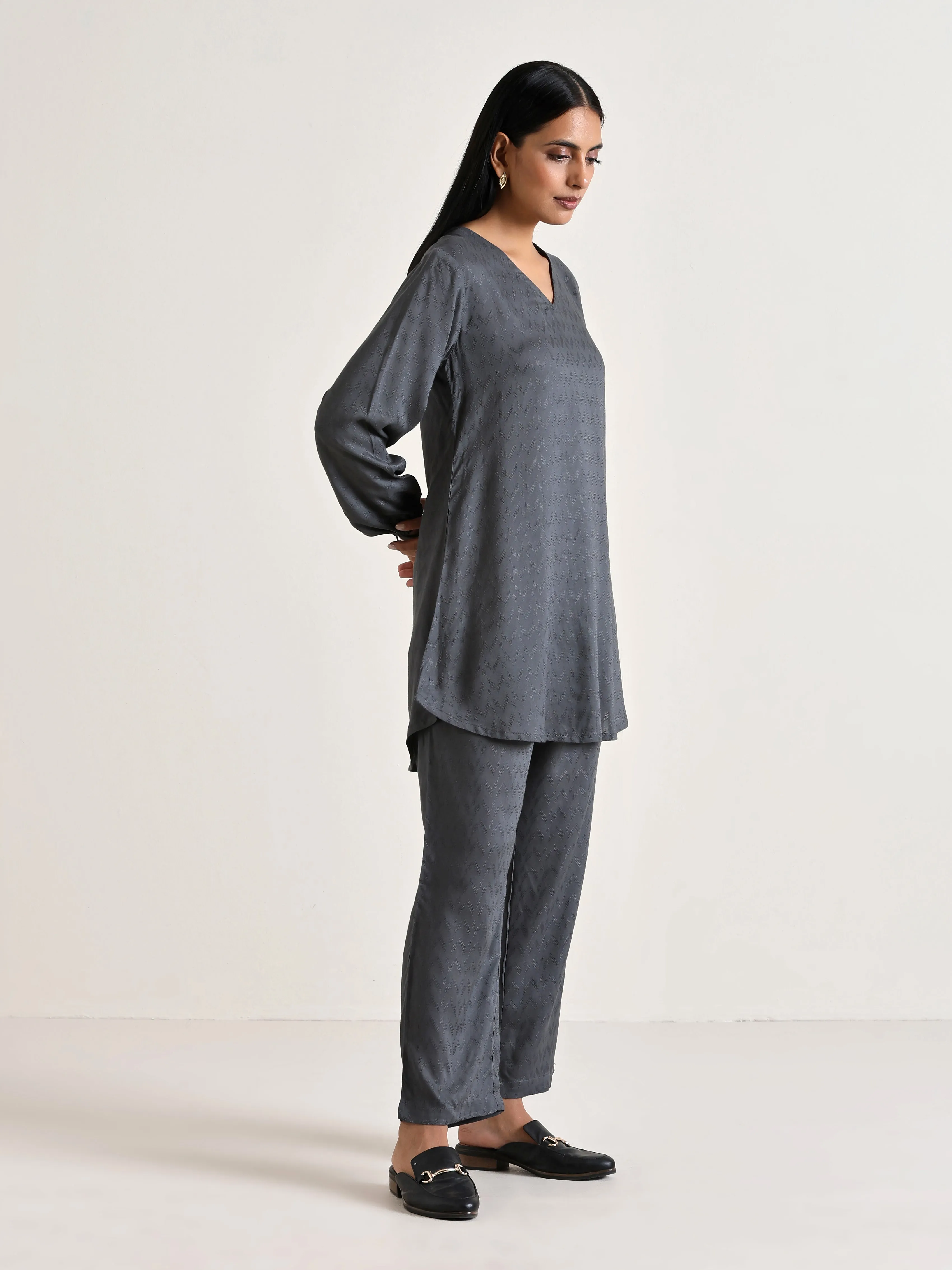Grey Short Co-Ord Set | Relove