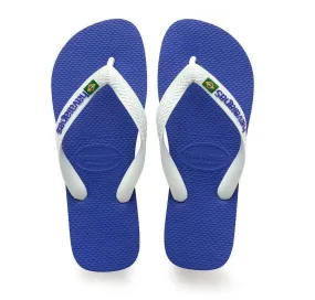 Havaianas Brasil Logo FlipFlops Matine Blue