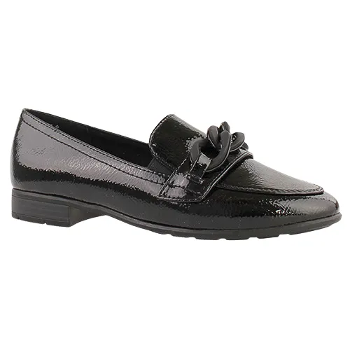 Jana Ladies Loafers - 24260-41 - Black Patent