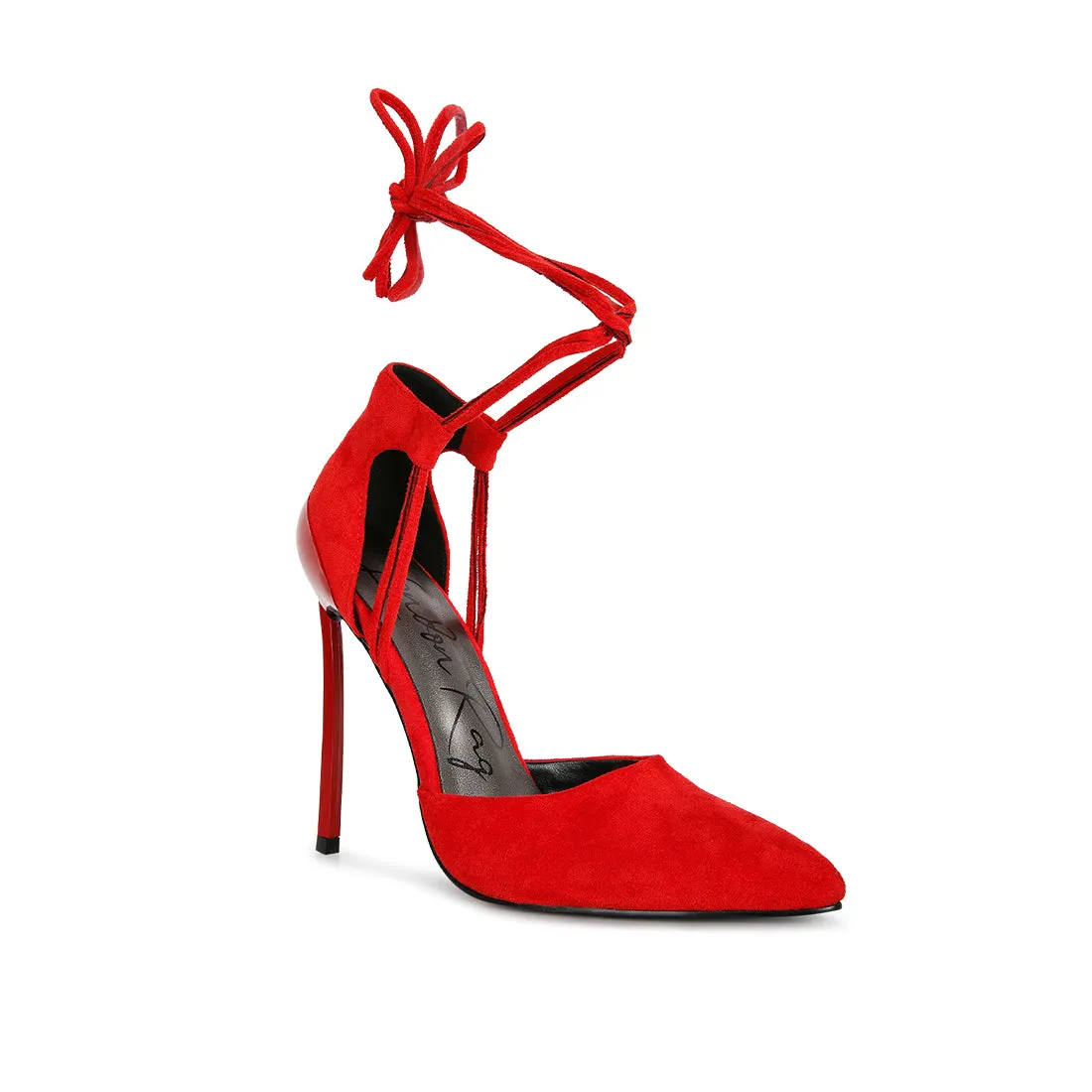 Lace Up Heel Sandals