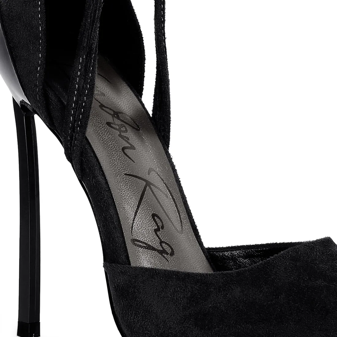 Lace Up Heel Sandals
