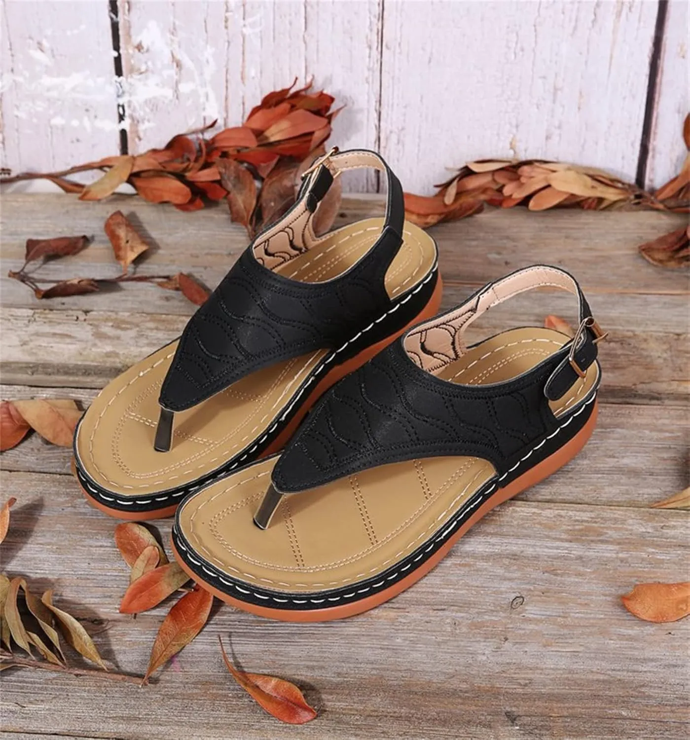 Ladmiple Summer Sandals For Women 2023 Trendy Dressy Orthotic Flip Flops Slip On Orthopedic Slippers with Arch Support