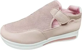 Lausiuoe Shoes For Women Flats Comfortable Slip On Womens Canvas Sneakers Low Top Fashion Comfortable Classic Casual Lightweight Soft Breathable Non-Slip Walking Flat Shoes Loafers
