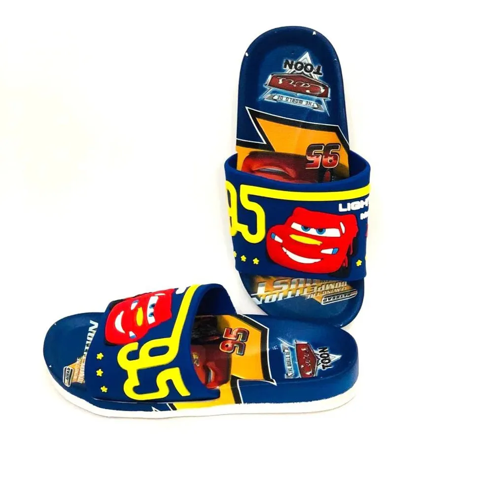 Lightning Queen Car Blue Slippers 1925