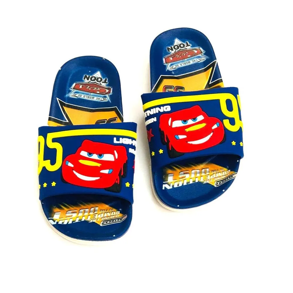 Lightning Queen Car Blue Slippers 1925