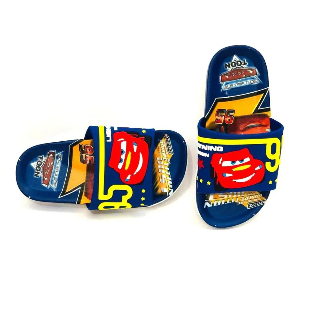Lightning Queen Car Blue Slippers 1925