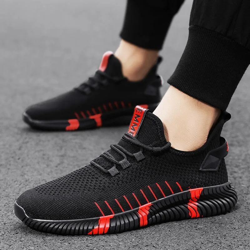 Men's Running Shoes Casual Lace-up Fashion Lightweight Walking Sneakers Comfortable Shoes