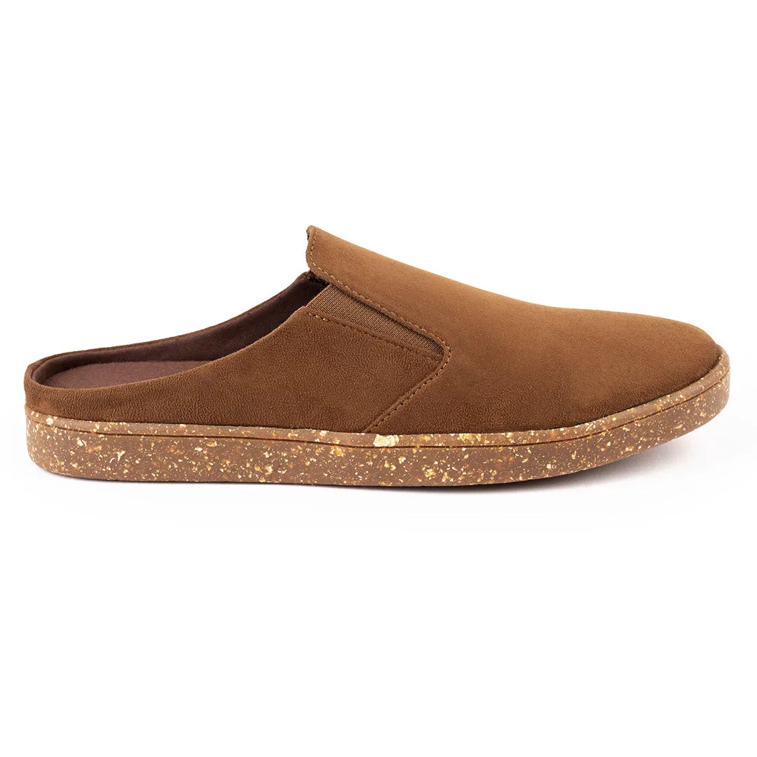 Nest Mules Vegan Suede Tan Women Slip-ons Thrift Edit