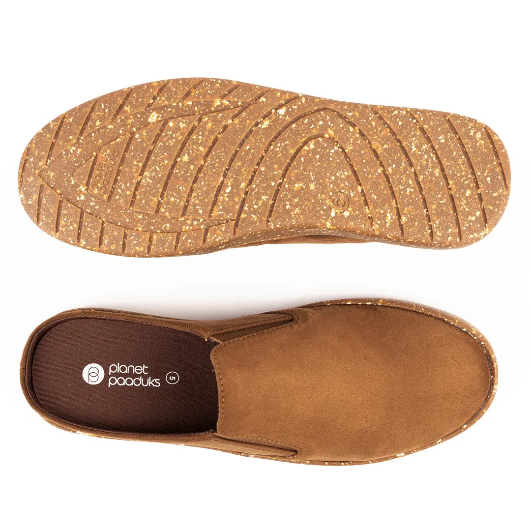Nest Mules Vegan Suede Tan Women Slip-ons Thrift Edit