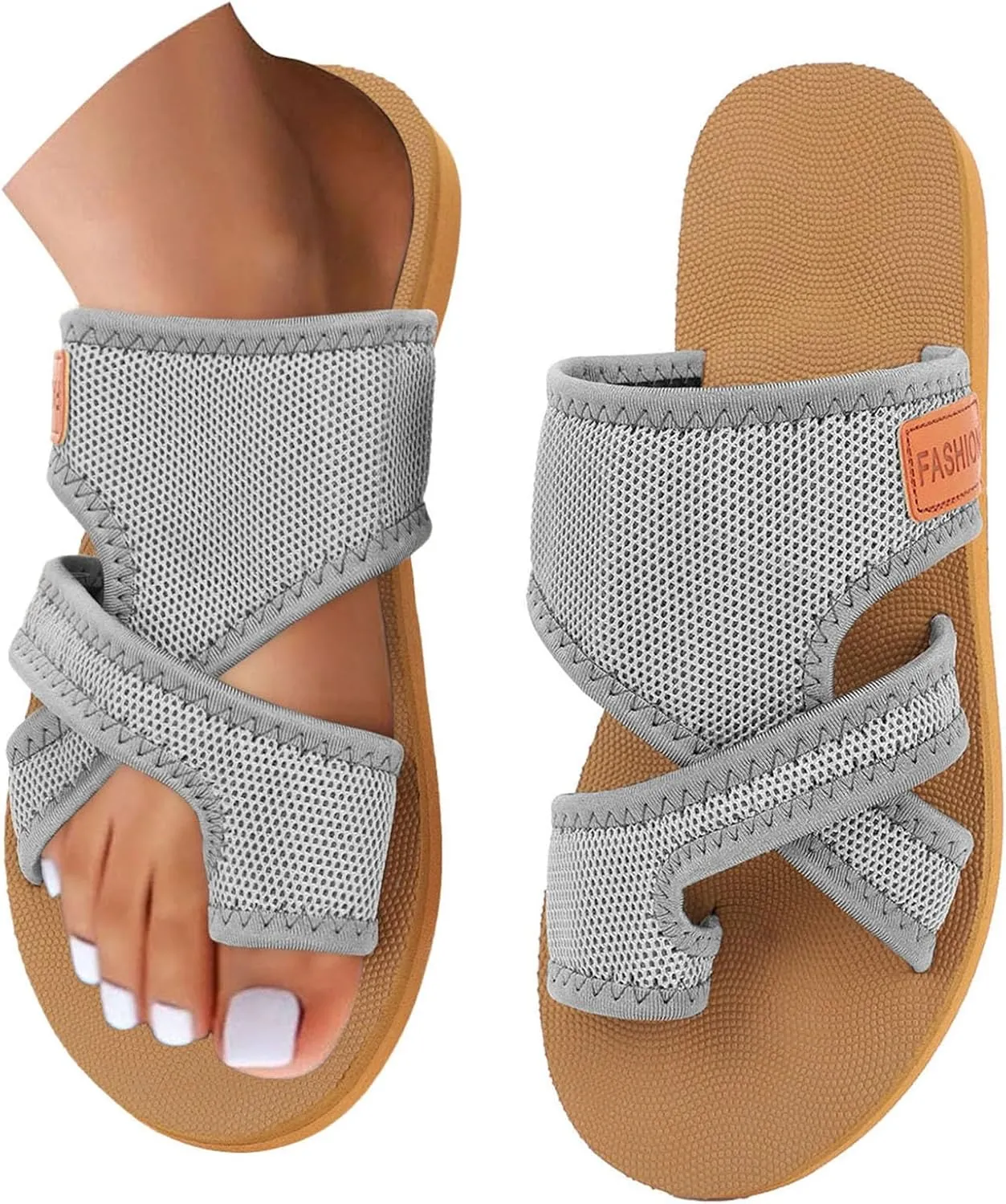 Orthopedic Sandals for Women 2025 Summer Casual Open Toe Beach Vacation Shoes Trendy Comfortable Arch Support Sandal